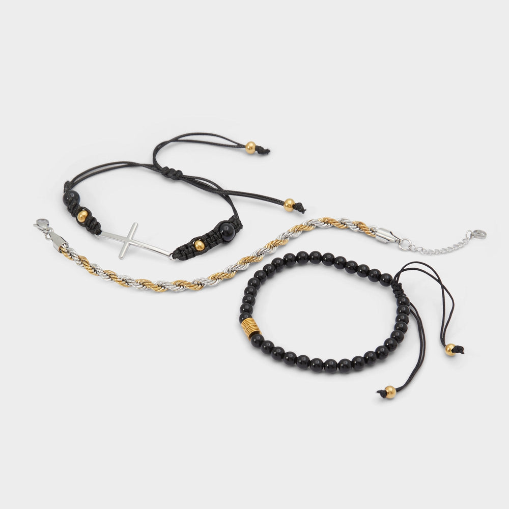 Aldo Waoron Black/Gold Multi Men's Jewelry - Bracelet