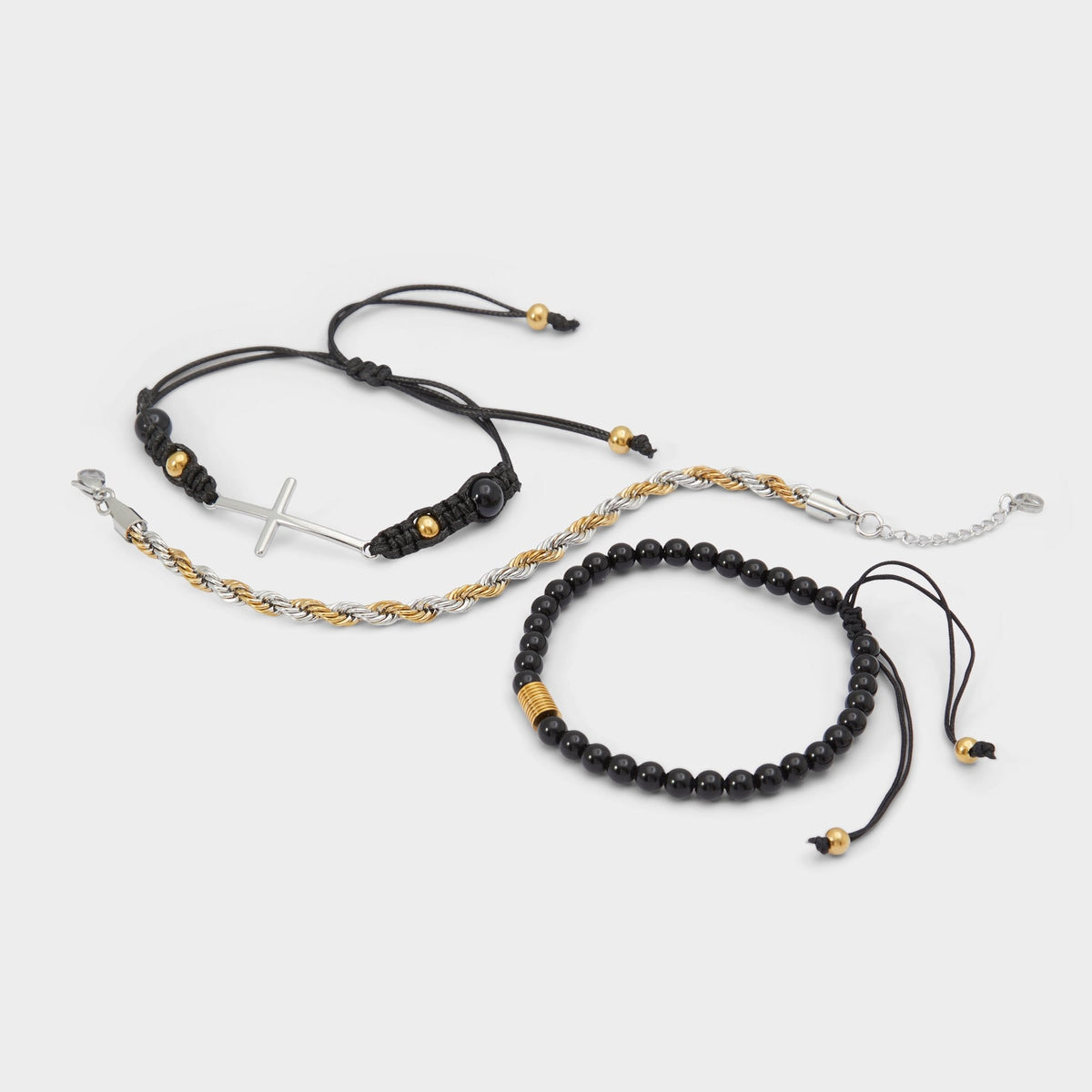 Aldo Waoron Black/Gold Multi Men's Jewelry - Bracelet