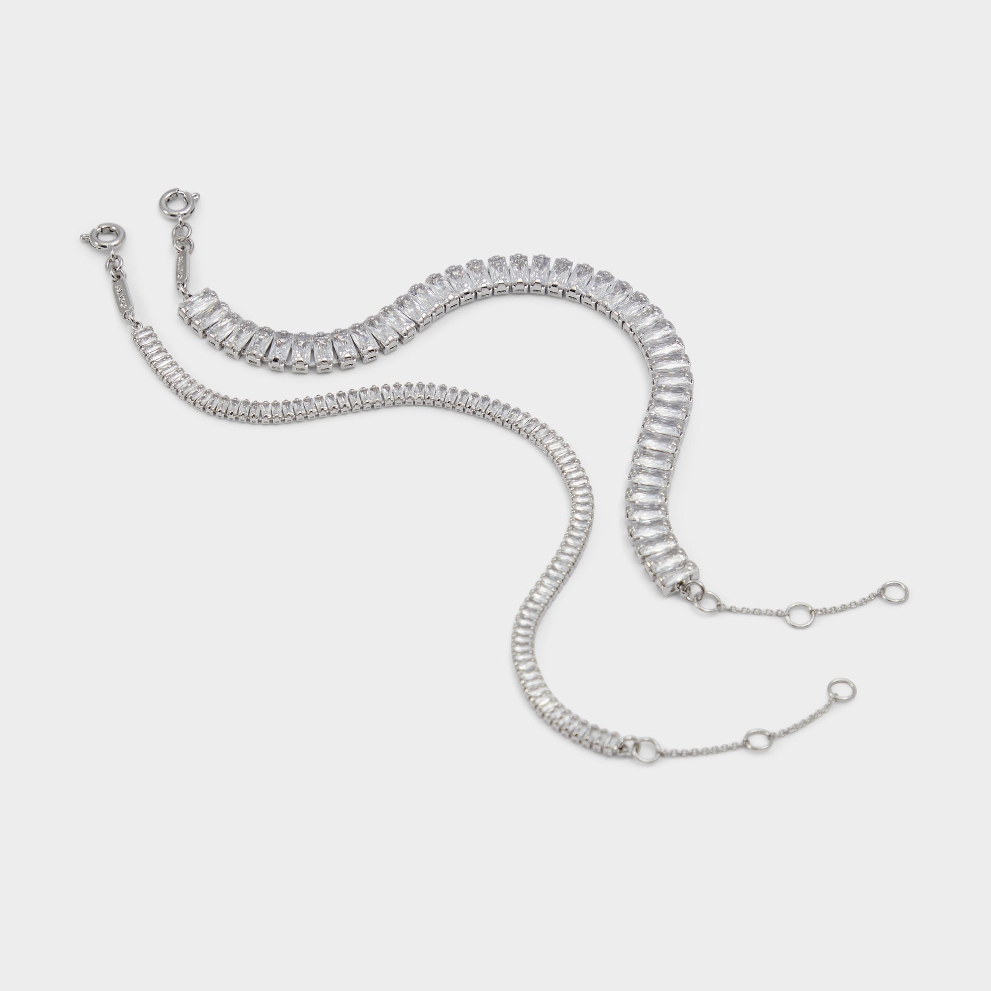 Aldo Lagodi Silver/Clear Multi Women's Cubic Zirconia - Bracelet