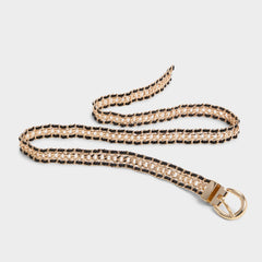 Aldo Albemarle Black/Gold Multi Women's Belts - Belt